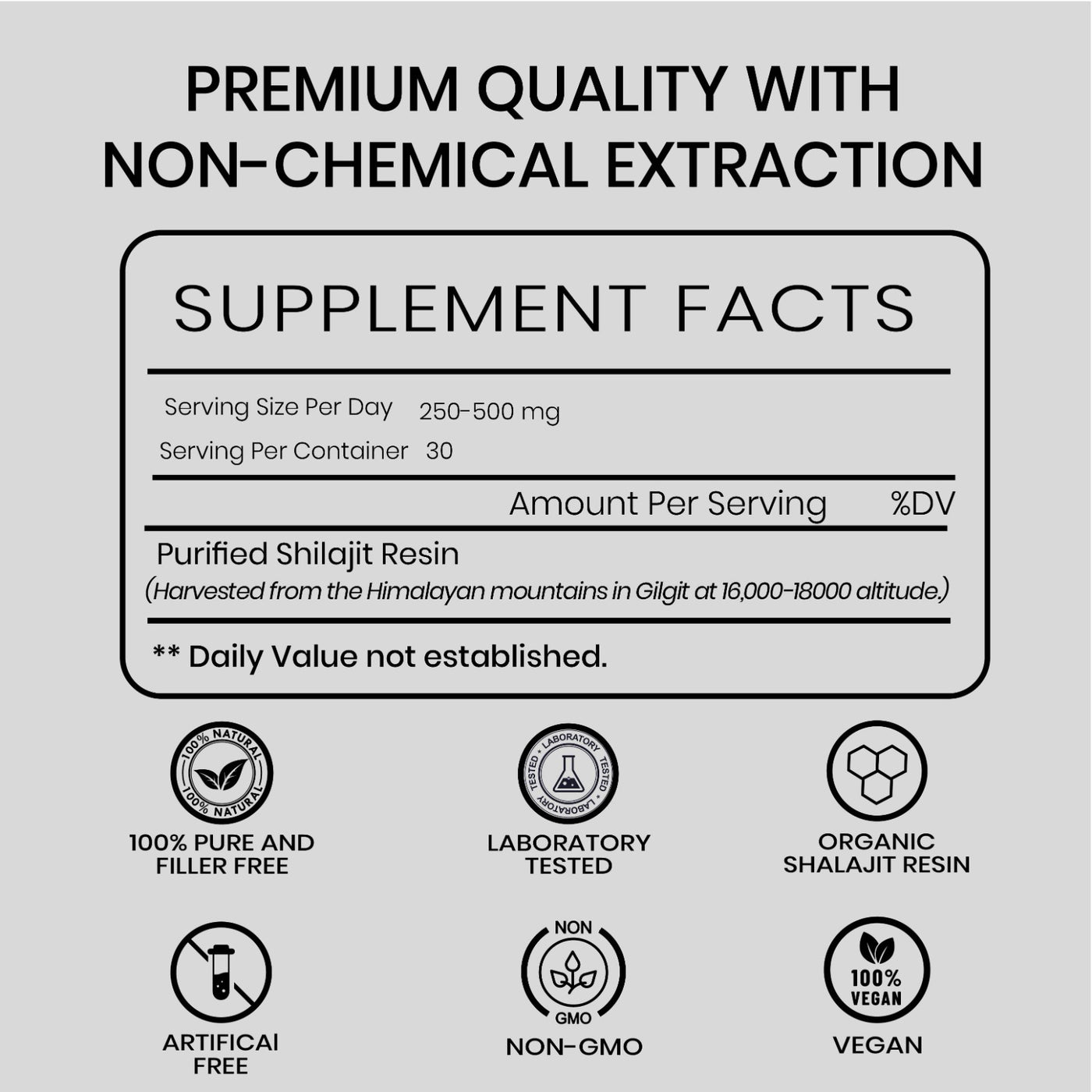 Premium quality of shilajit with chemical extraction; quality shilajit; best shilajit in uk; shilajit uk;